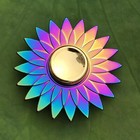 Rainbow Metal Fidget Spinner For Kids  Adults Adhd Focus 