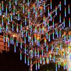 Solar Led Meteor Shower Rain Tree Lights String Light Party Outdoor Garden Decor