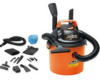 Orange 2 5 Gallon 2 Peak Hp Wet Dry Vacuum vom205p 0901