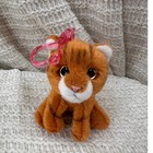 Russ Baby Yomiko Orange Tabby Cat Plush Clip On Small Ginger Kitten Toy 5 Inch
