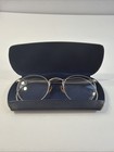 Antique Vintage White Gold Filled Eyeglasses Spectacles W  Case