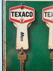 Texaco Gasoline Gas   Oil Sign - Texas Fuel Company - Vintage Restrooms
