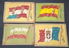 Vintage Cigar Tobacco Felt Flannel Country Flags 11 5  X 8 25  Lot Of 8