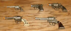 Vintage 1950s 1960s Toy Cap Gun Lot Of 5 Hubley Nichols