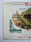 Vintage Northeastern Michigan Booster Inner Cigar Box Label Fishing Moehle Co