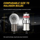 2 4 6x 1156 Red Led Strobe Flashing Safety Brake Stop Tail Parking Light Bulb