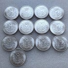 13pc 1878-1893 Cc Morgan Silver Dollar  1 Bu Brilliant - Uncirculated Condit