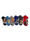 Disney Boys No-show Socks 6 Pairs Mickey Donald Goofy Size 10-4
