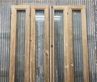 Antique French Double Doors  44 5x93  1 Pane Glass  European Reclaimed G168 