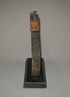 Old Antique Vtg 19th C 1800s Folk Art Silhouette Wood Duck Decoy Oversize Scoter