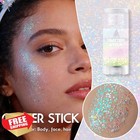 Holographic Body Glitter Stick Color-changing Face Makeup