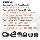 Drive Serpentine Belt Tensioner Idler Pulley Kit For Chrysler Dodge Ram Jeep 3 6