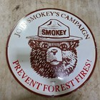 Smokey Bear 29 X 29 Inches Porcelain Enamel Sign