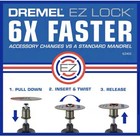 Dremel Ez Lock Rotary Tool Cutting Accessory Kit 11 Pc 