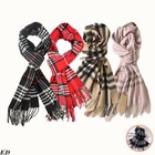 Mens Womens Winter Warm Scotland Made 100  Cashmere Scarf Scarves Plaid Wool