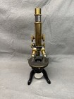 Antique 1923-24 Ernst Leitz Wetzlar Cast Iron   Brass Microscope No  205403