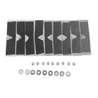 Dodge Challenger 2008-2023 Gloss Black Rear Window Louver Cover Sun Shade