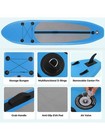 10ft Inflatable Stand Up Paddle Board  3 Fins Paddleboard With Full Accessories