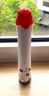 Red Rose White Flower Umbrella Rain Wet New Spring Rain Mini Folding Case
