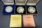 Kodak Albuquerque Balloon Fiesta 3-silver Coin 1995 Artist s Proof Set Bu