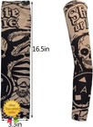 20pcs Temporary Tattoo Arm Sleeves Fake Tattoo Stockings Halloween Accessories