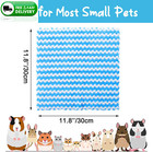 6 Pack Guinea Pig Soft Blankets Rabbit Hamster Fleece Cage Liners Bedding Mats  