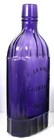 C1900 Purple Whiskey Flask Pint Bottle - Hayner Whiskey Distillery  Troy ohio