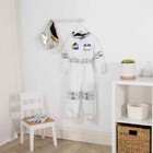  like New  Melissa   Doug Astronaut Dress-up Costume-white  size  Kids 3-6 