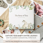 Keepsake Memory Book For Baby Boy Or Girl Timeless First 5 Year Baby Book A Mile