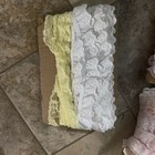 Lot Of Colored Vintage Ruffled Lace Est 50 Yards  