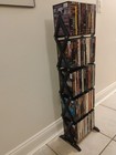 Dvd Blu-ray Cd Media Tower Shelf Storage Rack 105 Dvd s 115 Blu-rays