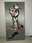 Vintage Oriental Wall Art Embroidered On Silk