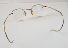Antique Glasses 1 10 12k Gold Filled Wire Frame Eye With Case Etched Bows