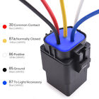 5pcs Waterproof 12v 5-pin Spdt 40 30 Amp Relay Harness Pre-wired Set Automotive 