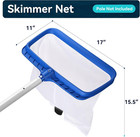 Heavy-duty Pool Skimmer Net With Ultra-fine Nylon Mesh Bag