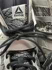 Reebok Boxing Boots Ankle Strap Black silver Men   s Size 12 Rare