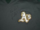 Logan Davidson Team Issued Signed Oakland Athletics Nike Pullover Sweatshirt A s