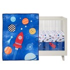 Little Lambs   Ivy Space Galaxy 3-pc Infant Nursery Baby Crib Bedding Set