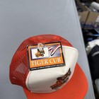 Vintage Boy Scouts Tiger Cub Hat Cap Snap Back Orange Trucker Mesh Boys Usa 1996