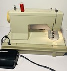 Vtg Sears Kenmore Sewing Machine Model 158 14301 Foot Pedal Cover Tested   As-is
