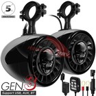 Refurbished 600w Amp Bluetooth Stereo Speakers Audio System Motorcycle Atv Utv