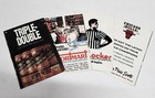 1991-92 Chicago Bulls Basketball Pocket Schedule All 4 Versions 91-92 Last Dance