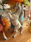 Hagen Renaker Rearing Stallion Porcelain Gray Mane Arnart Creations Repaired Foa