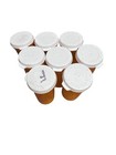 8 Lot Rx Amber Prescription Bottles Bottle Storage Beads Crafts Fishing