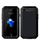 For Iphone Se 7 8 Plus Case Metal Aluminum Shockproof Heavy Duty Glass Cover