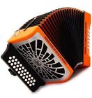Hohner Compadre Diatonic Accordion - Keys Of Gcf  sol  - Orange