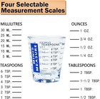 New Talent Plastic Measuring Cup Shot Glass Set Of 3pcs  Shot Glasses