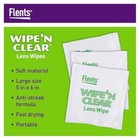 Flents Wipe n Lens Wipes  Clear  75 Count  Packaging May Vary