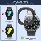 For Samsung Galaxy Watch Ultra 47mm Full Cover Bumper Case Silicone Steel Band