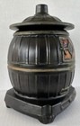 Vintage Mccoy Pottery Pot Belly Stove Cookie Jar Collectible Mid Century